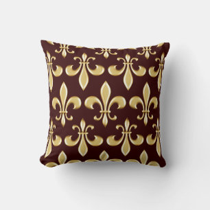 Almofada Fleur De Lis Wallpapered