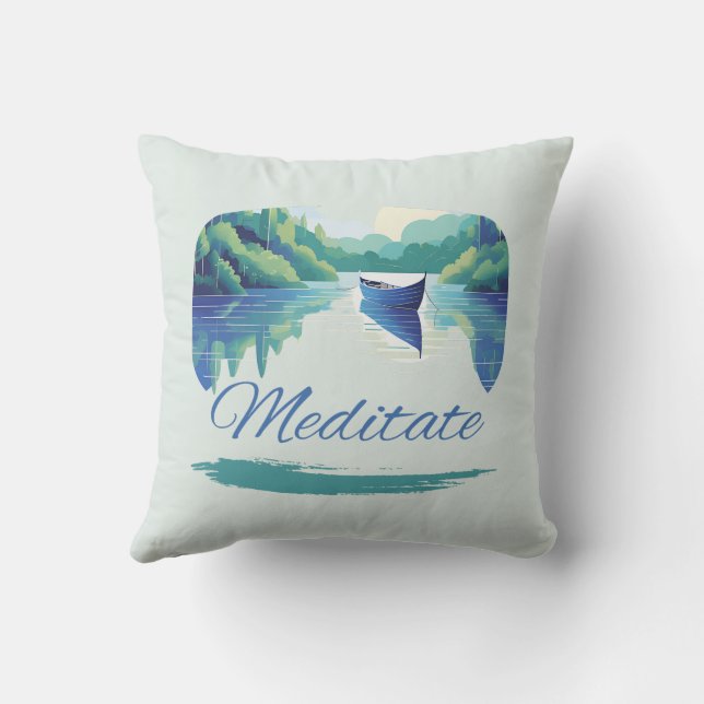 Almofada Float, Breathe, Meditate - Sonhos Pacíficos (Verso)