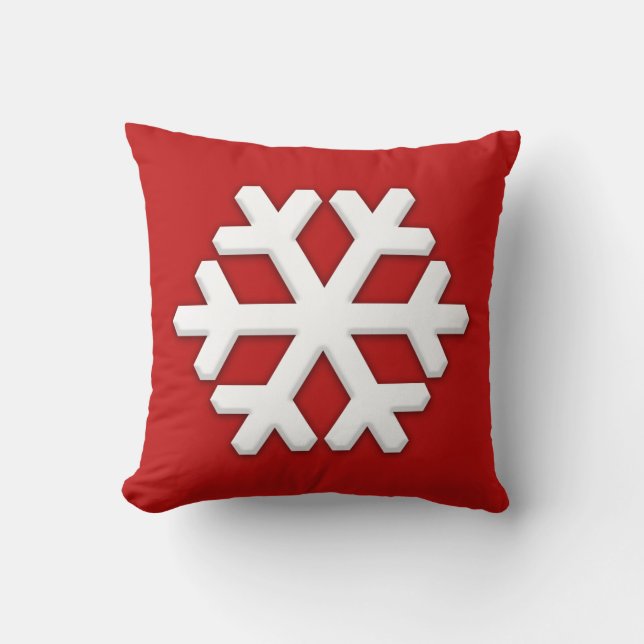 Almofada Floco de neve (Frente)
