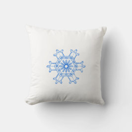 Almofada Floco de Neve Azul