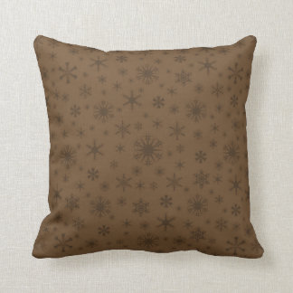 Almofada Flocos de neve - Brown escuro em Brown