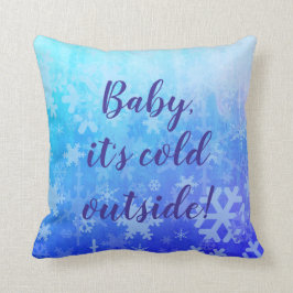 Almofada Flocos de neve do inverno