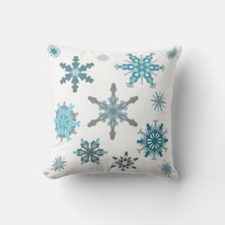 Almofada Flocos de neve gelados