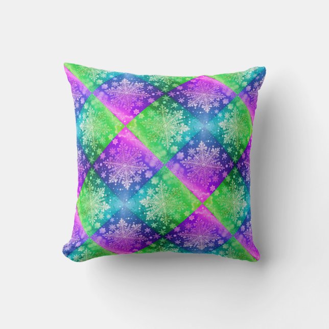 Almofada Flocos de neve / Lace / Miami / Greenleaf / Inclin (Frente)