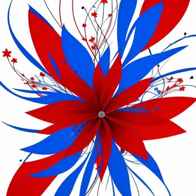 Almofada Flor Abstrato (Beautiful Abstract Flower Throw Pillow!)