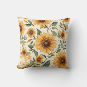 Almofada Flor Amarelo Sunflower