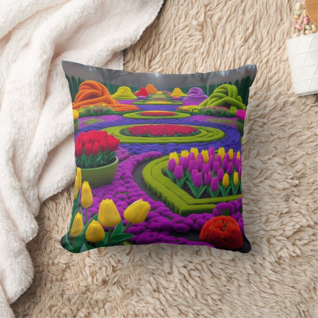 Almofada Flor ao ar livre (Cobertor)