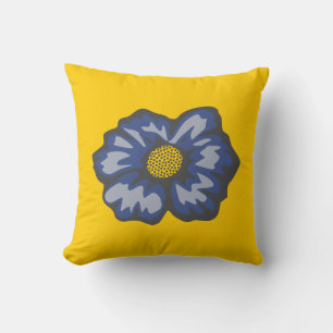 Almofada Flor azul