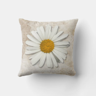 Almofada Flor bonito de margarida branca - Moda Floral