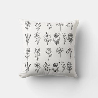 Almofada flor botânica