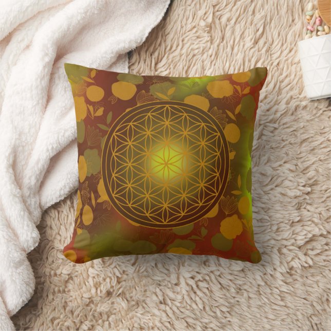 Almofada flor da vida, chakra,zen,geométrico sagrado, (Cobertor)