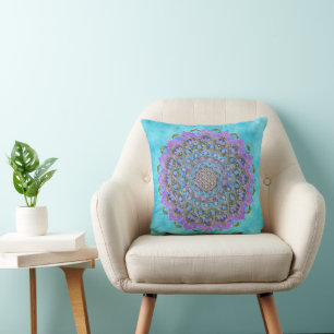 Almofada Flor Da Vida - Estilo De Mandala Índia 2