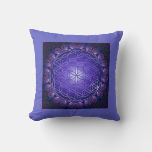 Almofada FLOR DA VIDA / Flor da Vida Mandala I Quadrado