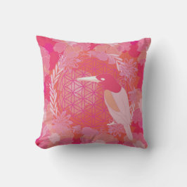 Almofada Flor de aves da vida