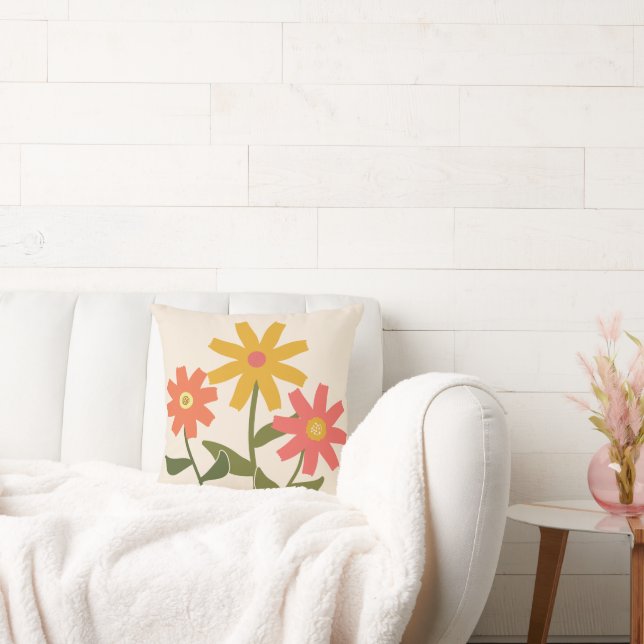 Almofada Flor de Boho (Sofá)