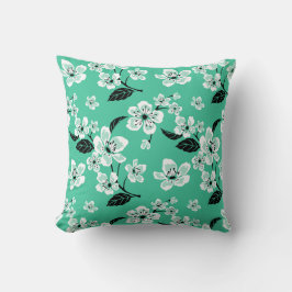 ALMOFADA FLOR DE CEREJEIRA - SAKURA (MINT)