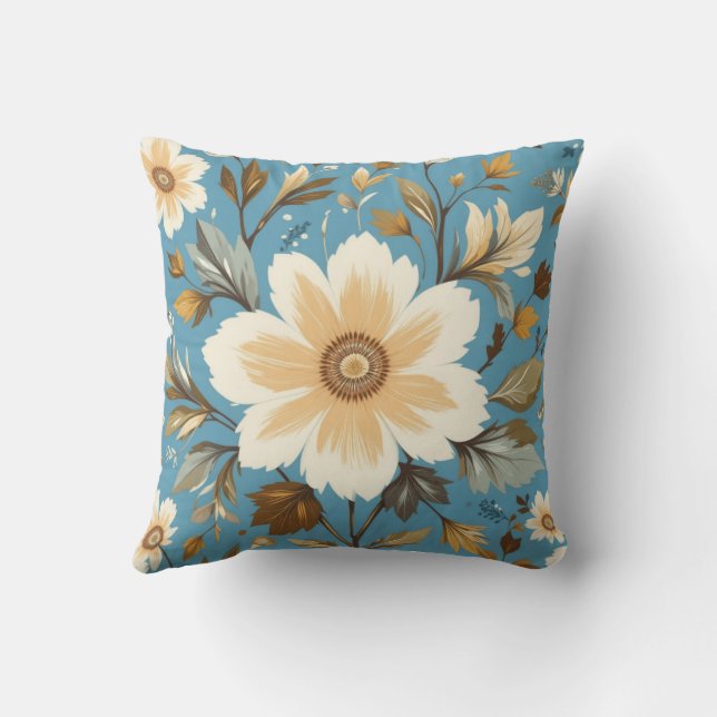 Almofada Flor de Creme (Verso)