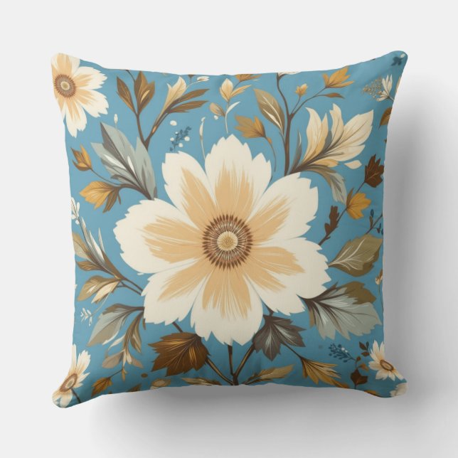 Almofada Flor de Creme (Verso)