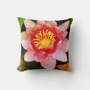 Almofada Flor de Lotus Rosa