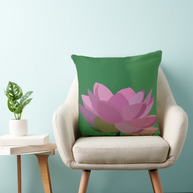 Almofada Flor de Lótus Rosa (Cadeira)