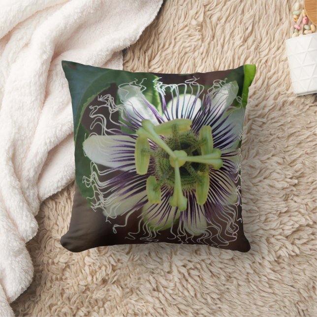 Almofada Flor de Maracujá (Cobertor)