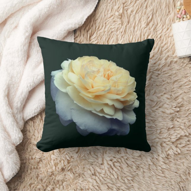 Almofada Flor de Rosa Amarela (Cobertor)