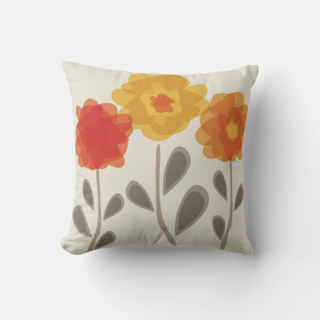 Almofada flor design2 do tecido (Frente)