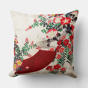Almofada Flor e água corrente, Design japonês