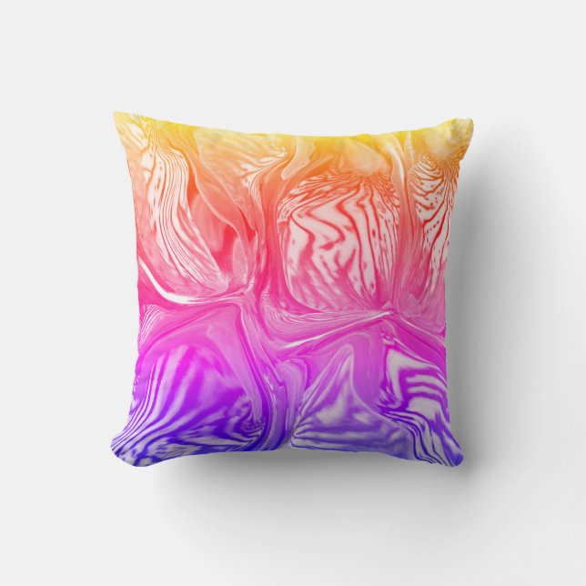 Almofada Flor Íris Púrpura / Ipanema / (Frente)