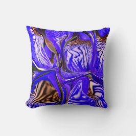 Almofada Flor Íris Roxo / Sangria /