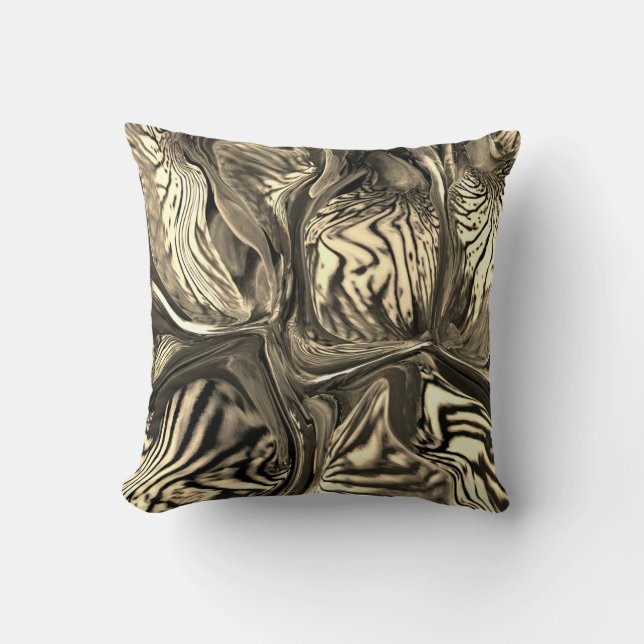 Almofada Flor Íris Roxo / Sepia / (Frente)