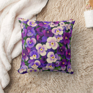 Almofada Flor Pansível Roxo