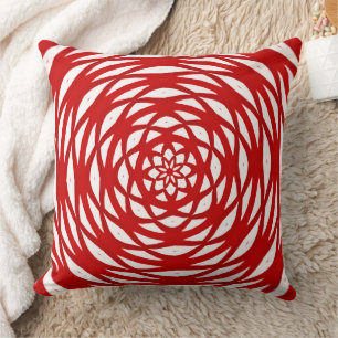 Almofada Flor Red White Christmas Modern Design