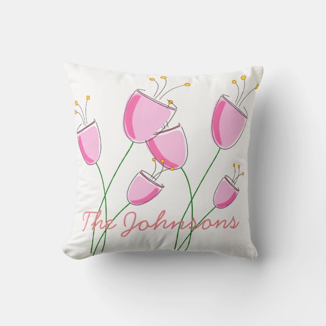 Almofada Flor Rosa (Frente)