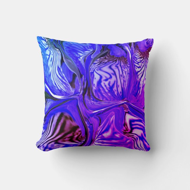 Almofada Flor Roxo Iris / Miami / (Frente)