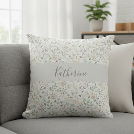 Almofada Flor Silvestre Boho Personalizada