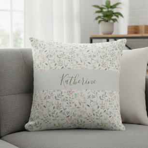 Almofada Flor Silvestre Boho Personalizada