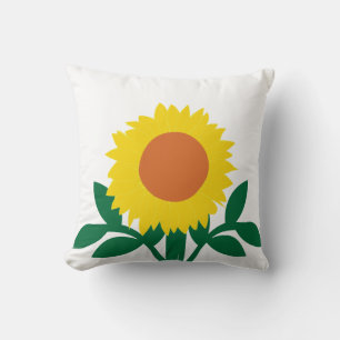 Almofada Flor Sunflower Amarelo Flor
