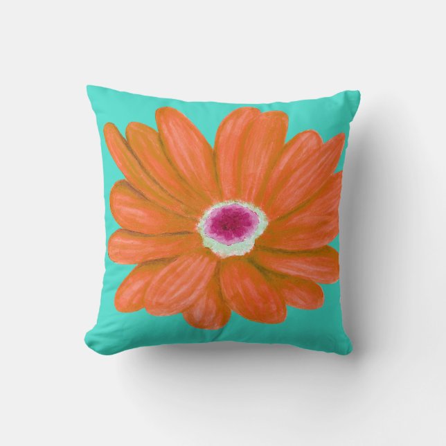 Almofada Flor Vermelho Rich Vibrant (Frente)