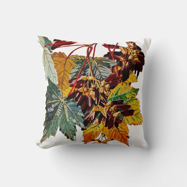 Almofada Flora exótica #3 em SunshineDazzle (Frente)