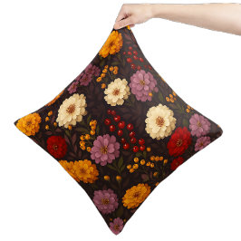 Almofada Florais do outono - Boho da fazenda