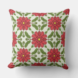 almofada floral