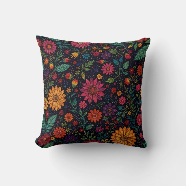 Almofada Floral Boho (Frente)