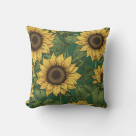 Almofada Floral Botânica Vintage para Casa de Camp