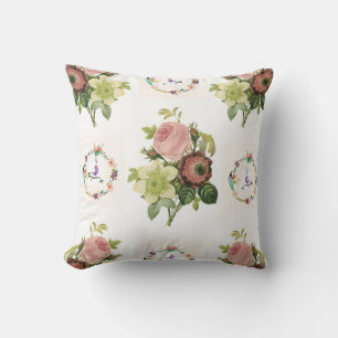 Almofada floral de decore de travesseiros decorativos