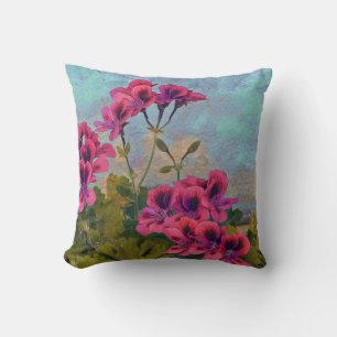 Almofada FLORAL DE PINCO bonito CONTRA CORES DE FUNDO MUTAD
