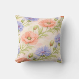 Almofada Floral de Prado Selvagem