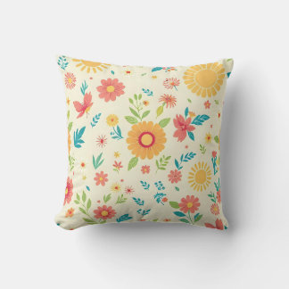 Almofada Floral de Verão