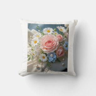 Almofada Floral Eterno elegance encontra romance sussurrado