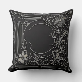 Almofada Floral Filigree Frame